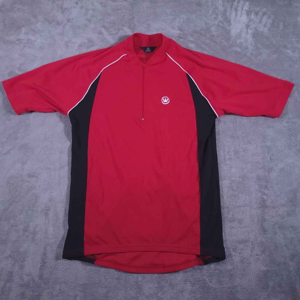 Canari Cycling Shirt Mens Large Half Zip Bike Jersey Pocket San Diego California